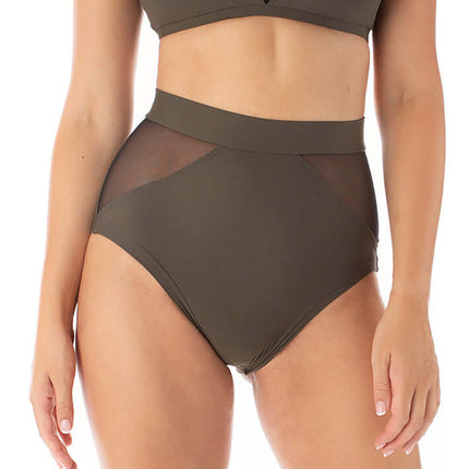 High Waist Mesh Pole Shorts – Monica-8
