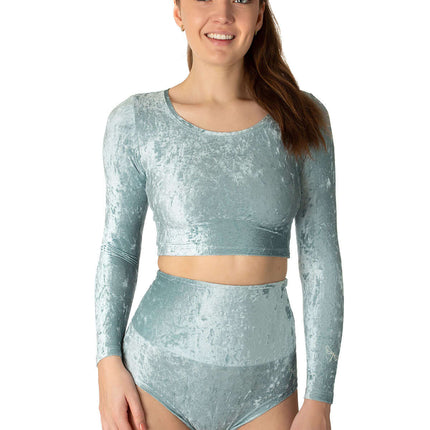 High Waisted Velvet Pole Shorts – Betty-9