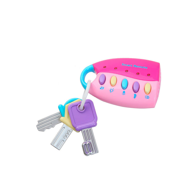 Chipolino Gyerekjáték távirányító és kulcsok - pink-0