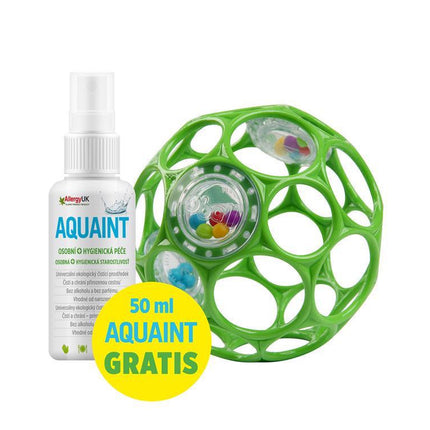 OBALL Csörgő Játék, 10 cm, seafoam, 0 hó+, + AJÁNDÉK Aquaint, 50ml-1
