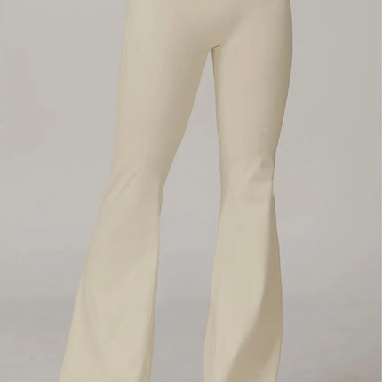Eco-Recycled Versatile High-Waisted Flared Pants-4
