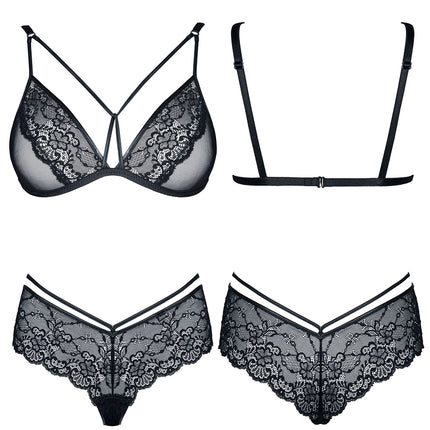 schwarzes Set Grace - XXL-8