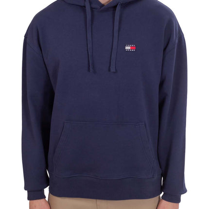 TOMMY JEANS - Men's relaxed hoodie with logo patch  - Size S-1