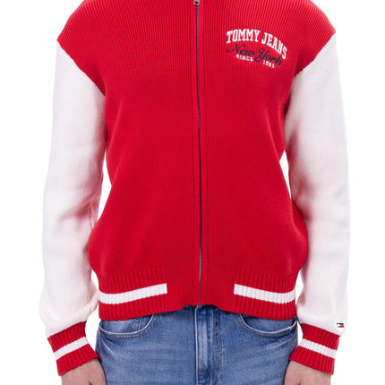 TOMMY JEANS - Men's relaxed Varsity pullover with zip-11