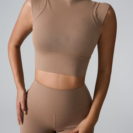 Cap Sleeve Sculpting Yoga Top-1