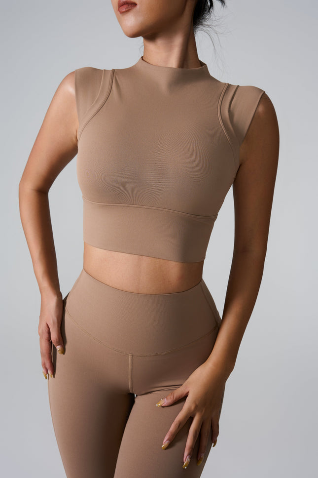 Cap Sleeve Sculpting Yoga Top-1