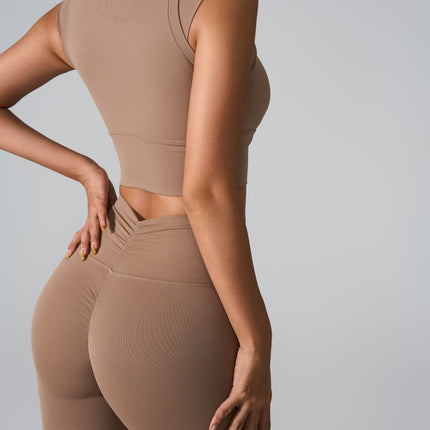 Cap Sleeve Sculpting Yoga Top-2