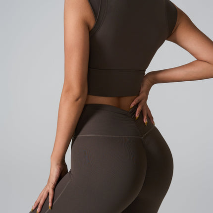 Cap Sleeve Sculpting Yoga Top-4