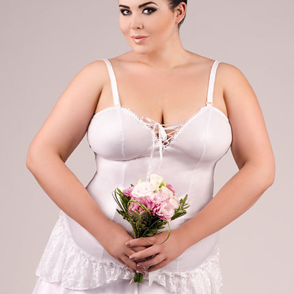 white long night dress E/2020 54/56 by Andalea Lingerie-1