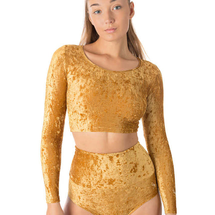 High Waisted Velvet Pole Shorts – Betty-11