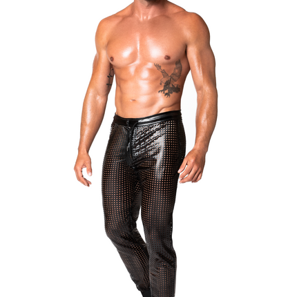 long wetlook pants H078 - 3XL