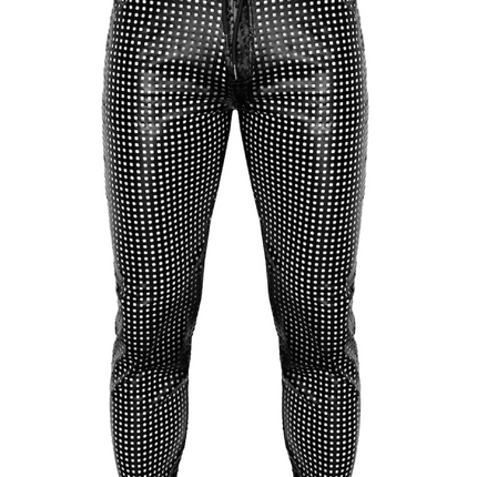 long wetlook pants H078 - 3XL