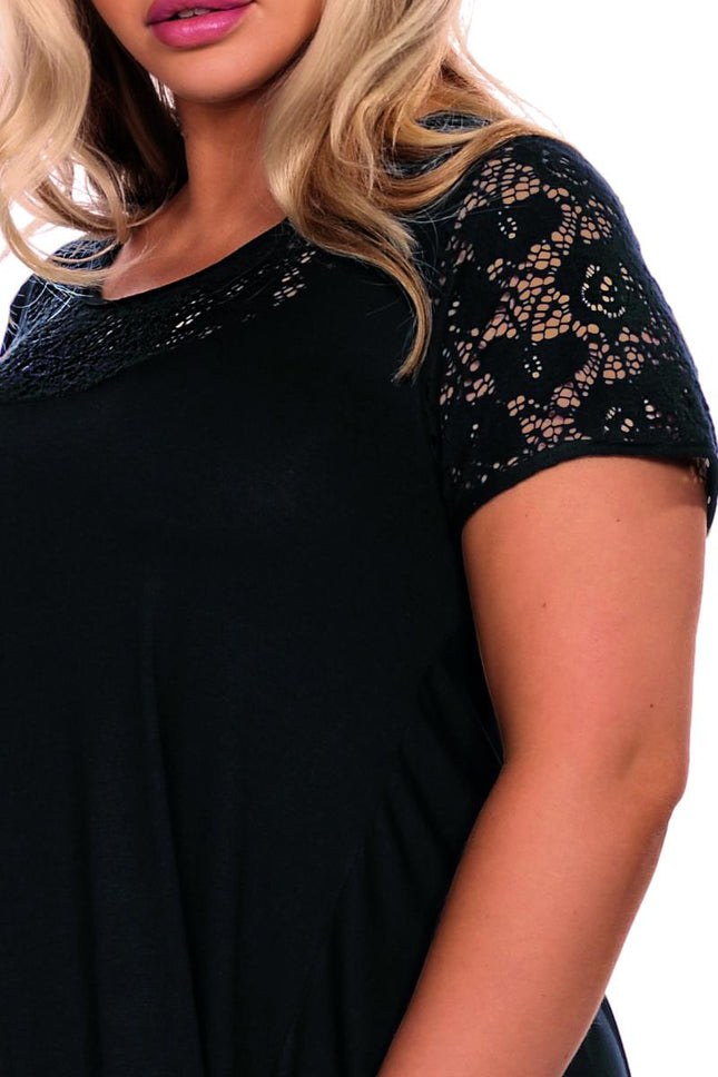 black Nightdress H182210 - 5XL