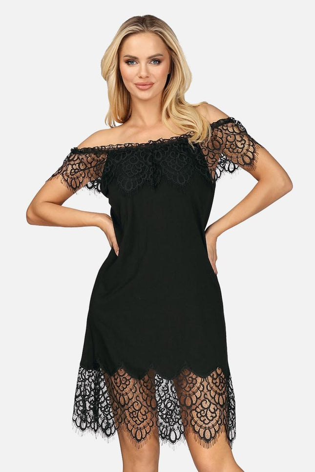 Black Nightdress H182455 - 2XL