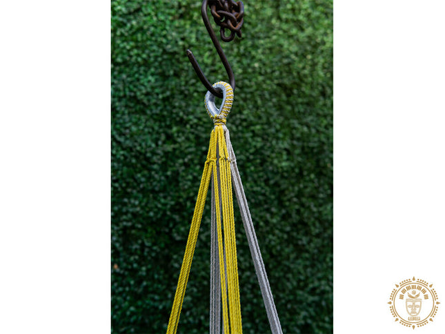 Hamac bebe macrame Amarillo 3