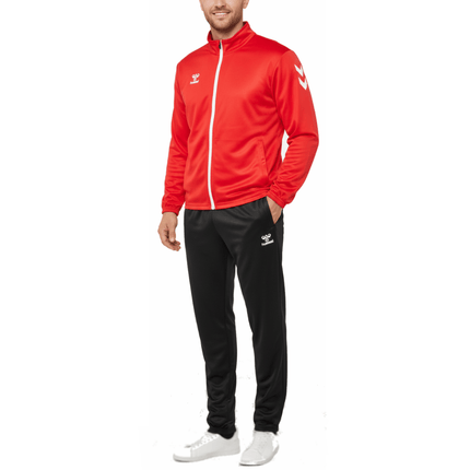 Logo Series Tracksuit Pro-Inspired Interlock Training Set - Red - Hummel-4