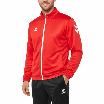 Logo Series Tracksuit Pro-Inspired Interlock Training Set - Red - Hummel-0