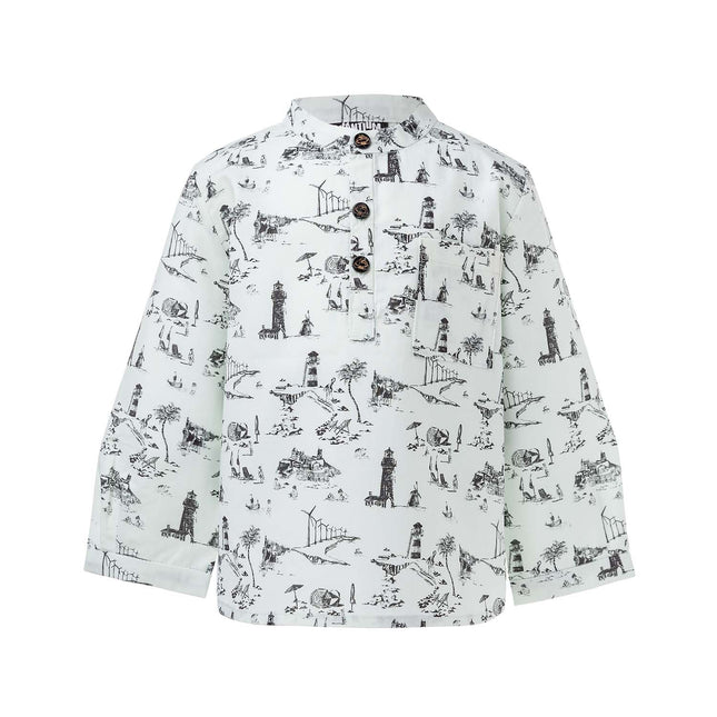 Baby Shirt with Vintage Print-0
