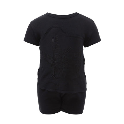 Baby Onesie in Black-0