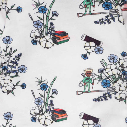 White Floral Baby Sweatshirt-3