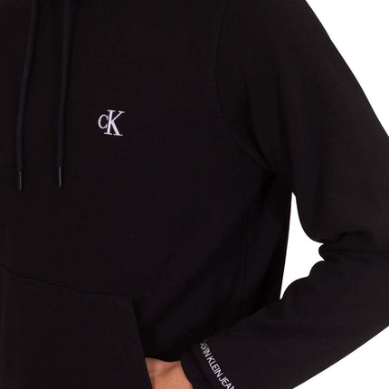 CALVIN KLEIN JEANS - Men's winter hoodie with monogram  - Size XL-4