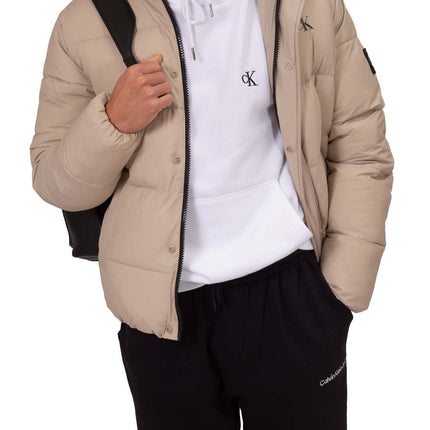 CALVIN KLEIN JEANS - Men's winter hoodie with monogram  - Size XL-23