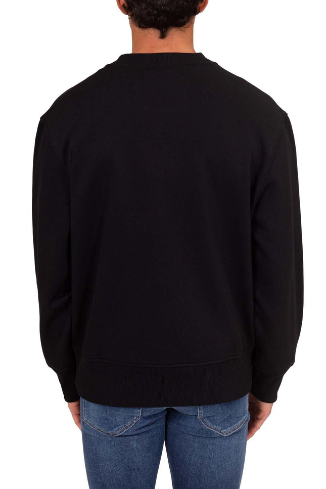 CALVIN KLEIN JEANS - Men's regular sweatshirt with colorblock logo-10