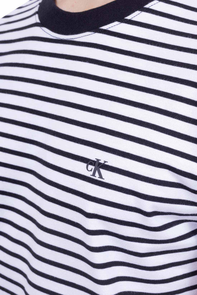 CALVIN KLEIN JEANS - Men's regular T-shirt in recycled cotton-0