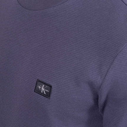 CALVIN KLEIN JEANS - Men's woven waffle T-shirt  - Size 3XL-32