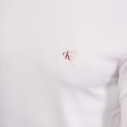 CALVIN KLEIN JEANS - Men's woven waffle T-shirt  - Size 3XL-56
