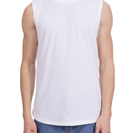 CALVIN KLEIN JEANS - Men's long tank top with logo patch  - Size L-31