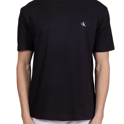 CALVIN KLEIN JEANS - Men's T-shirt with black printed logo  - Size XL-2