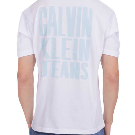 CALVIN KLEIN JEANS - Men's T-shirt with black printed logo  - Size XL-11
