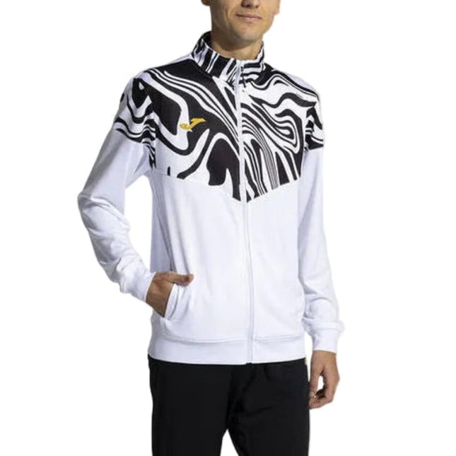Lion II Elite training Tracksuit European Style Slim-Fit - White/Black - Joma-0