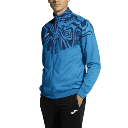 Lion II Elite training Tracksuit European Style Slim-Fit - blue/black - Joma-0