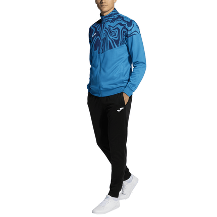 Lion II Elite training Tracksuit European Style Slim-Fit - blue/black - Joma-3