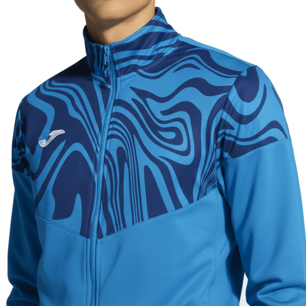 Lion II Elite training Tracksuit European Style Slim-Fit - blue/black - Joma-2