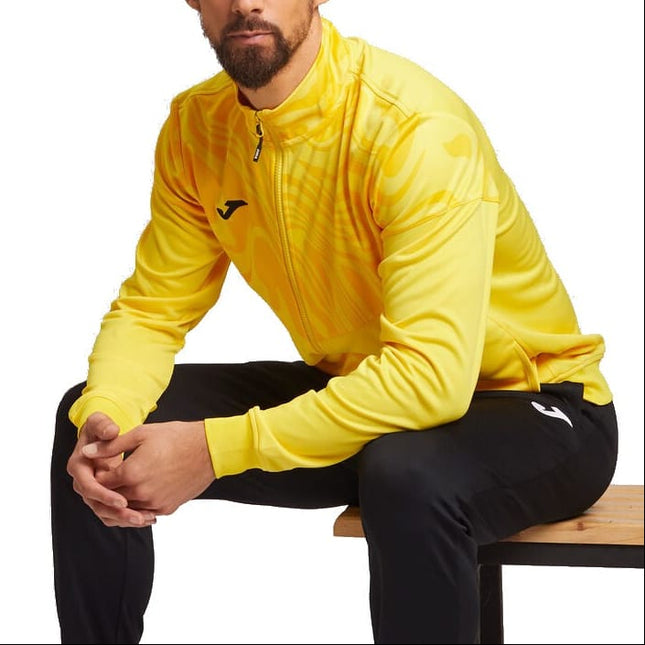 Lion II Elite training Tracksuit European Style Slim-Fit - yellow/black - Joma-1