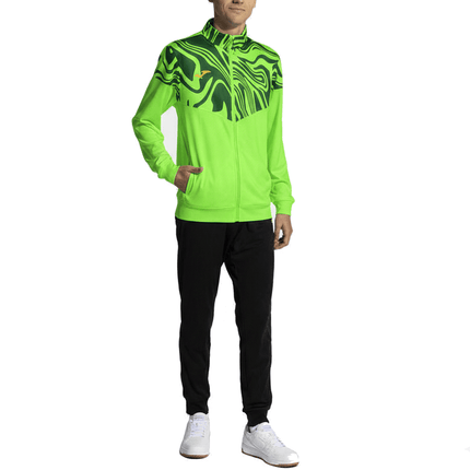 Lion II Elite training Tracksuit European Style Slim-Fit - light green/black - Joma-3