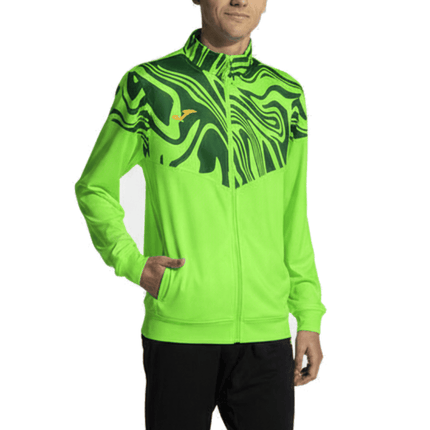 Lion II Elite training Tracksuit European Style Slim-Fit - light green/black - Joma-0