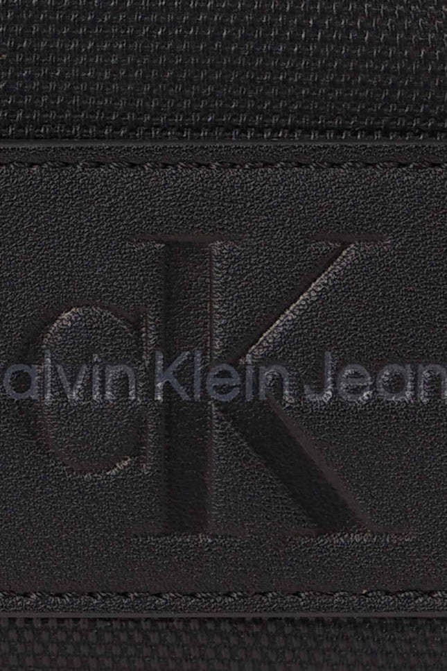 CALVIN KLEIN - Men's reporter bag with logo patch-1