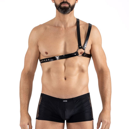 black shoulder harness LM275018BLK-2