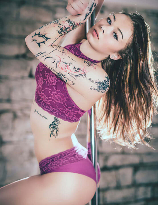 Lace Pole Dancing Shorts – Mia-0