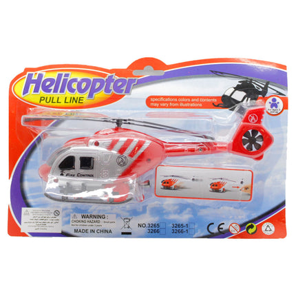 Helikopter, tûzoltó, zsinórfelh., 28x19 cm lapon-0