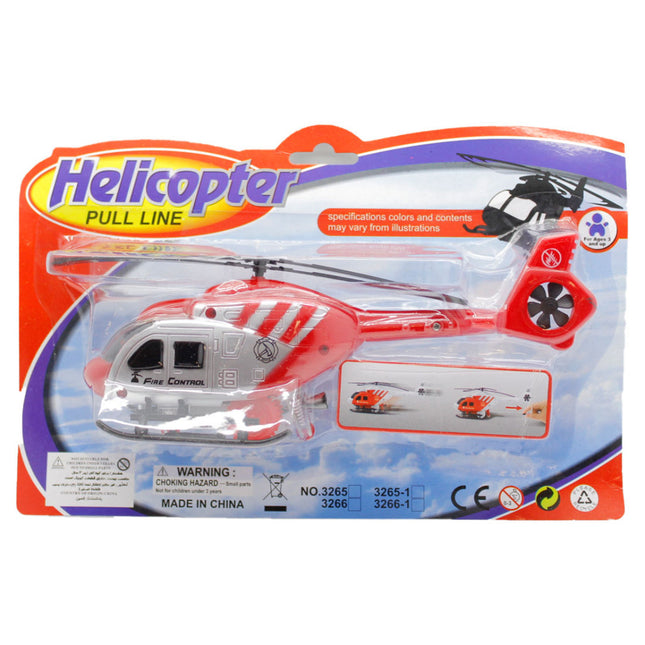 Helikopter, tûzoltó, zsinórfelh., 28x19 cm lapon-0