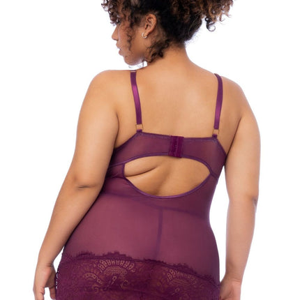 wine red Nighty - MAL7554XWINE - 3XL/4XL-1