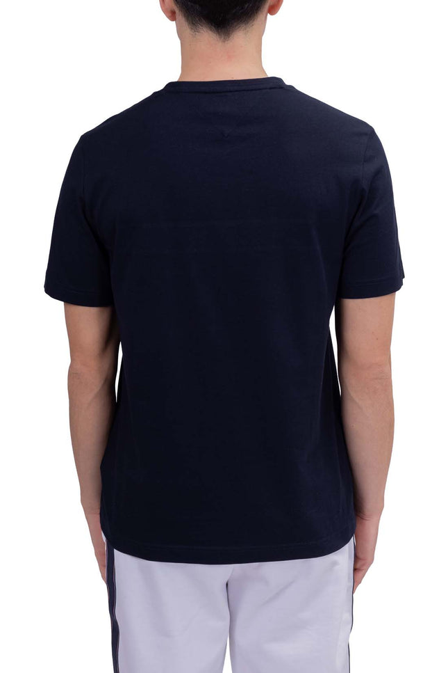 TOMMY HILFIGER - Men's T-shirt with stretch knit logo insert  - Size XXL-10