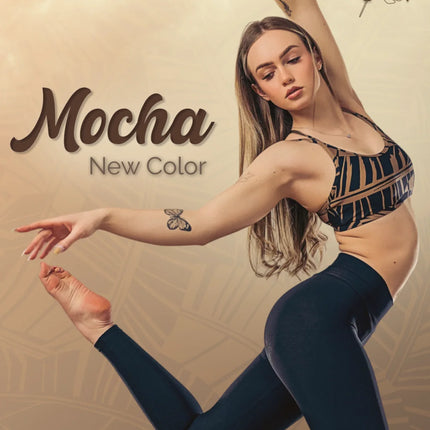 Nicole Sports Bra Mocha-3