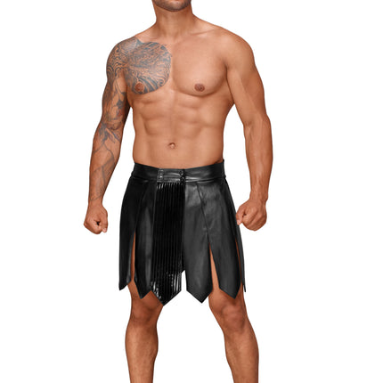 Eco leather men's gladiator skirt H053 - XL-2