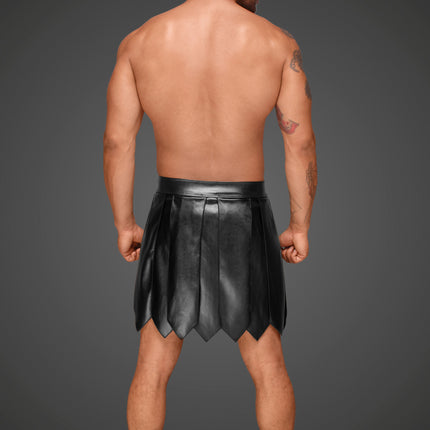 Eco leather men's gladiator skirt H053 - XL-5